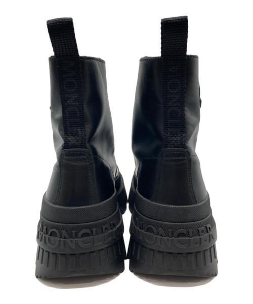 MONCLER（モンクレール）MONCLER (モンクレール) レースアップブーツ ブラック サイズ:42の古着・服飾アイテム
