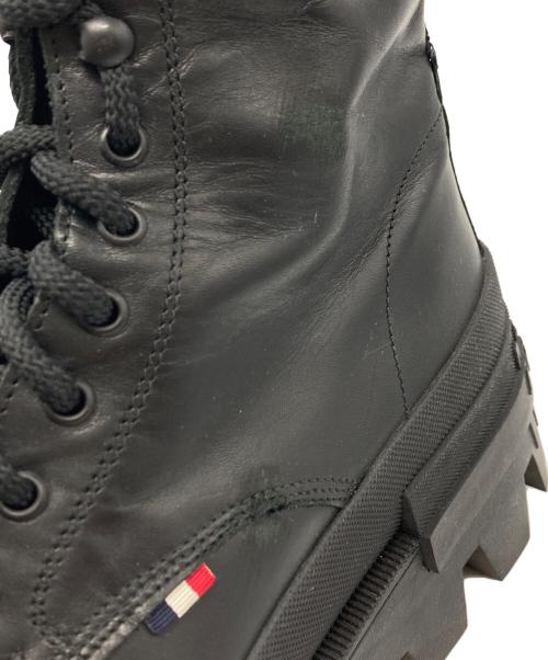 MONCLER（モンクレール）MONCLER (モンクレール) レースアップブーツ ブラック サイズ:42の古着・服飾アイテム