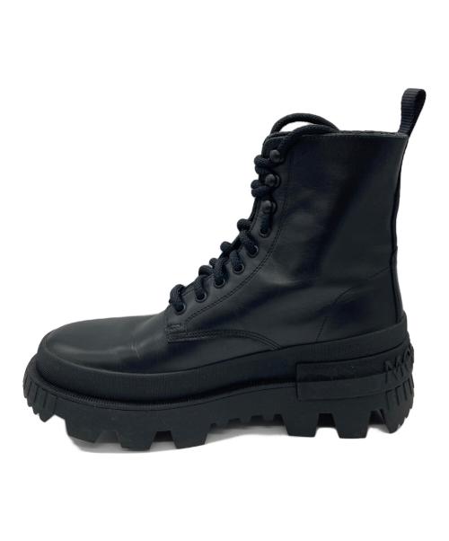 MONCLER（モンクレール）MONCLER (モンクレール) レースアップブーツ ブラック サイズ:42の古着・服飾アイテム