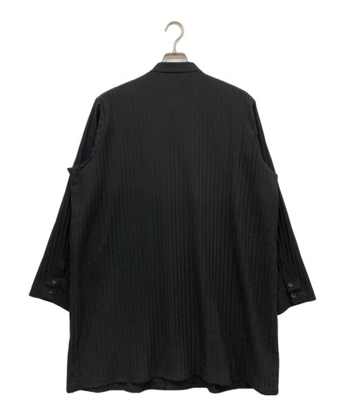 BISHOOL（ビシュール）BISHOOL (ビシュール) バンドカラーシャツコート ブラック サイズ:Fの古着・服飾アイテム