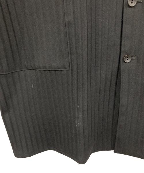 BISHOOL（ビシュール）BISHOOL (ビシュール) バンドカラーシャツコート ブラック サイズ:Fの古着・服飾アイテム