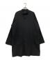 BISHOOL（ビシュール）の古着「バンドカラーシャツコート」｜ブラック