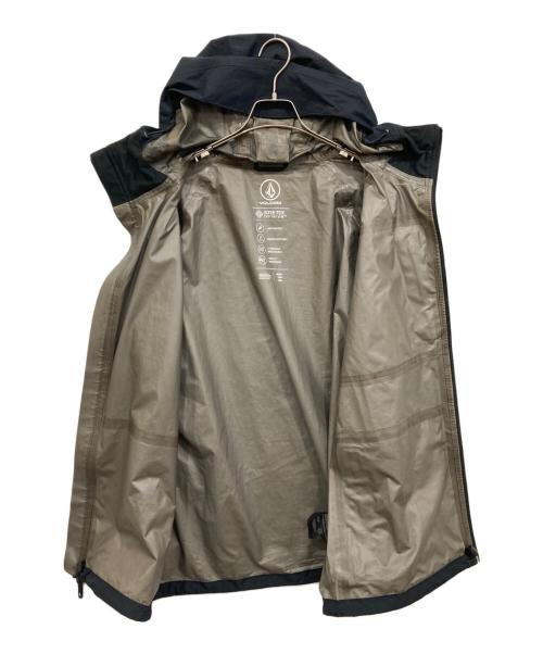 VOLCOM（ボルコム）VOLCOM (ボルコム) ゴアテックスマウンテンパーカー ブラック サイズ:Lの古着・服飾アイテム