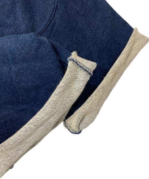 SOPHNET.（ソフネット）SOPHNET. (ソフネット) FRUIT OF THE LOOM (フルーツオブザルーム) スウェットショートパンツ インディゴ サイズ:Mの古着・服飾アイテム