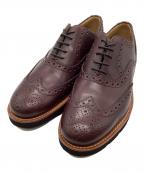 BALLYバリー）の古着「ウイングチップドレスシューズ」｜ボルドー