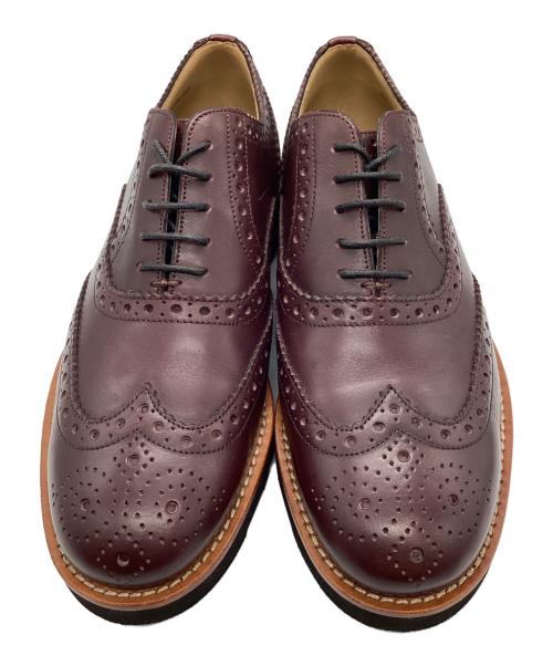 BALLY（バリー）BALLY (バリー) ウイングチップドレスシューズ ボルドー サイズ: 6 1/2の古着・服飾アイテム