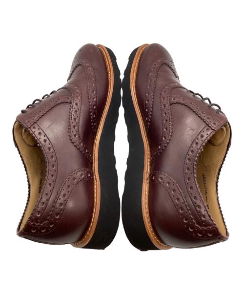 BALLY（バリー）BALLY (バリー) ウイングチップドレスシューズ ボルドー サイズ: 6 1/2の古着・服飾アイテム