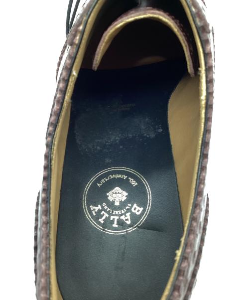 BALLY（バリー）BALLY (バリー) ウイングチップドレスシューズ ボルドー サイズ: 6 1/2の古着・服飾アイテム