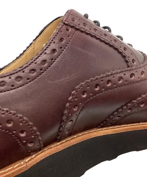 BALLY（バリー）BALLY (バリー) ウイングチップドレスシューズ ボルドー サイズ: 6 1/2の古着・服飾アイテム