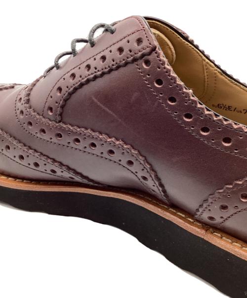 BALLY（バリー）BALLY (バリー) ウイングチップドレスシューズ ボルドー サイズ: 6 1/2の古着・服飾アイテム
