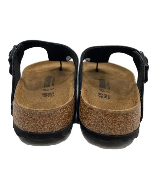 BIRKENSTOCK（ビルケンシュトック）BIRKENSTOCK (ビルケンシュトック) Gizeh ブラック×ブラウン サイズ:26㎝の古着・服飾アイテム