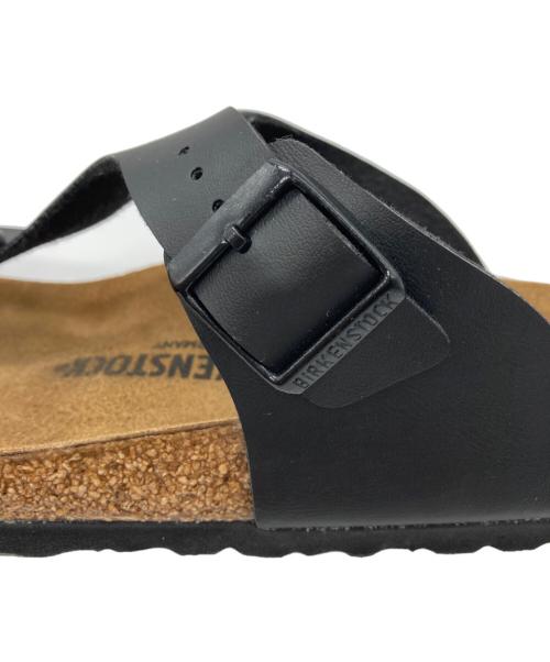 BIRKENSTOCK（ビルケンシュトック）BIRKENSTOCK (ビルケンシュトック) Gizeh ブラック×ブラウン サイズ:26㎝の古着・服飾アイテム