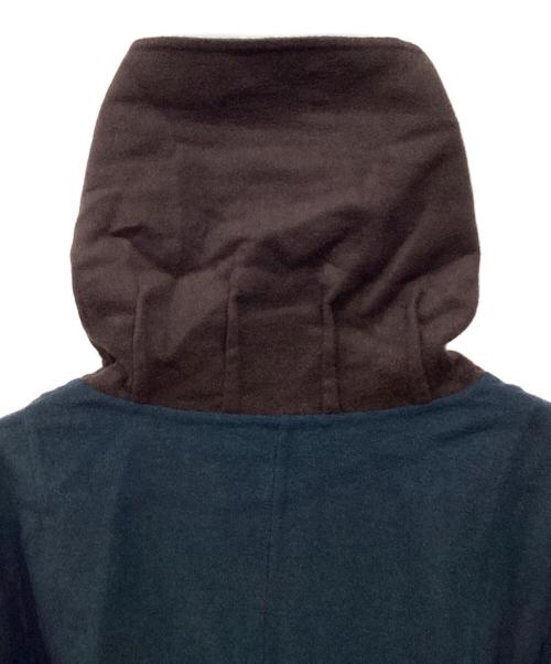 undici nove（ウンディッチ・ノーベ）undici nove (ウンディッチ・ノーベ) ウール混コート ブルー サイズ:42の古着・服飾アイテム