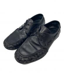 BOTTEGA VENETA（ボッテガベネタ）の古着「ローファー」｜ブラック