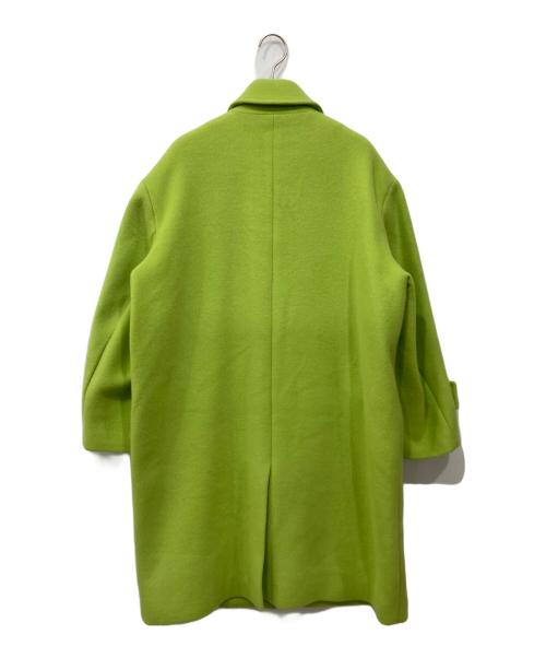 IHNN（イン）IHNN (イン) ウールシングルコート グリーン サイズ:36の古着・服飾アイテム