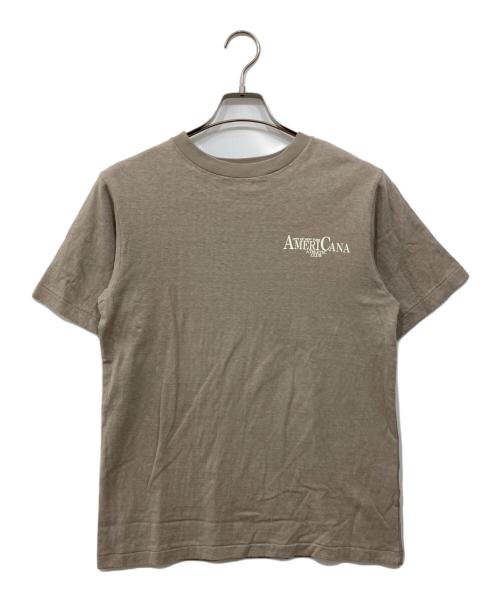 L'appartement（アパルトモン）L'appartement (アパルトモン) プリントTシャツ ベージュ サイズ:不明の古着・服飾アイテム