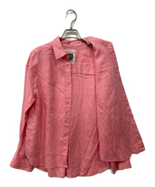 European Flax（ヨーロピアン フラックス）European Flax (ヨーロピアン フラックス) リネンシャツ ピンク サイズ:Freeの古着・服飾アイテム