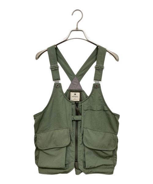Snow peak（スノーピーク）Snow peak (スノーピーク) タキビウェザークロスベスト カーキ サイズ:M 未使用品の古着・服飾アイテム