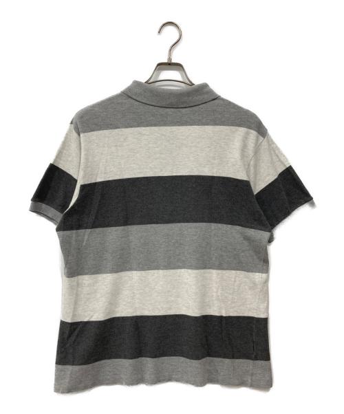 CHEMISE LACOSTE（シュミーズ ラコステ）CHEMISE LACOSTE (シュミーズ ラコステ) ポロシャツ グレー サイズ:6の古着・服飾アイテム