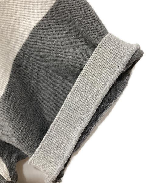 CHEMISE LACOSTE（シュミーズ ラコステ）CHEMISE LACOSTE (シュミーズ ラコステ) ポロシャツ グレー サイズ:6の古着・服飾アイテム
