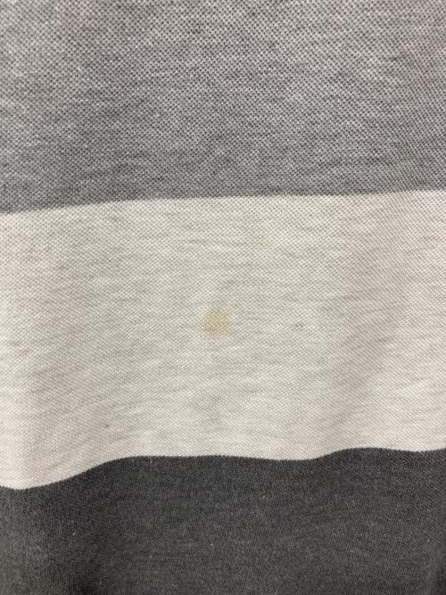 CHEMISE LACOSTE（シュミーズ ラコステ）CHEMISE LACOSTE (シュミーズ ラコステ) ポロシャツ グレー サイズ:6の古着・服飾アイテム