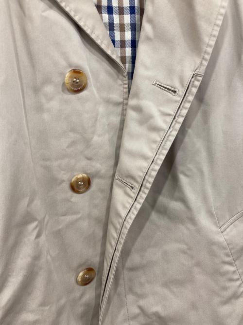 Aquascutum（アクアスキュータム）Aquascutum (アクアスキュータム) ステンカラーコート ベージュ サイズ:表記無しの古着・服飾アイテム