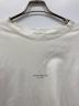 中古・古着 Acne studios (アクネ ストゥディオズ) オーバーサイズロゴTシャツ ホワイト サイズ:S：5000円