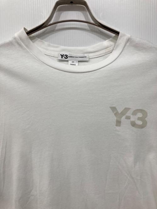 Y-3（ワイスリー）Y-3 (ワイスリー) adidas (アディダス) ロゴTシャツ ホワイト サイズ:Sの古着・服飾アイテム