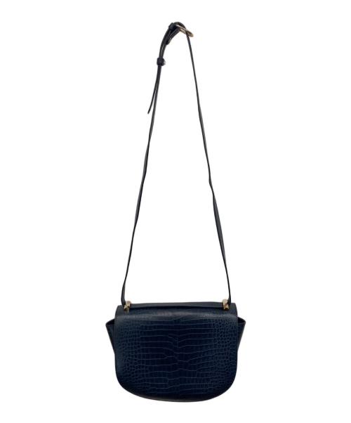 A.P.C.（アーペーセー）A.P.C. (アーペーセー) ハーフムーンバッグショルダーバッグ ネイビーの古着・服飾アイテム