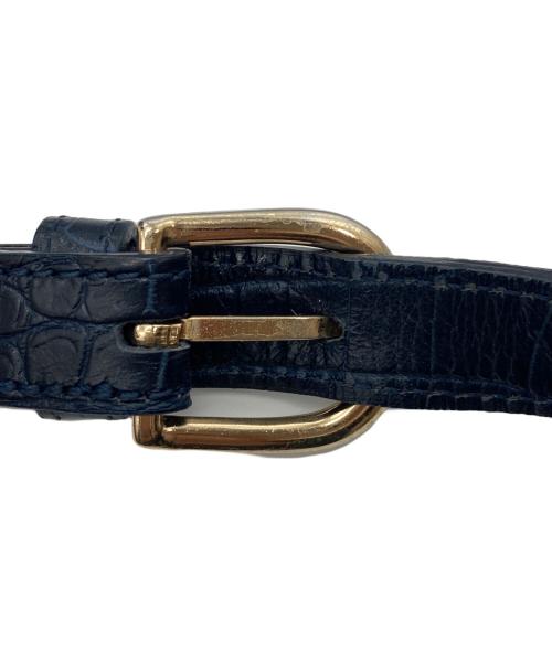 A.P.C.（アーペーセー）A.P.C. (アーペーセー) ハーフムーンバッグショルダーバッグ ネイビーの古着・服飾アイテム