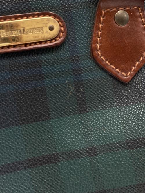 POLO RALPH LAUREN（ポロ・ラルフローレン）POLO RALPH LAUREN (ポロ・ラルフローレン) ボストンバッグ グリーンの古着・服飾アイテム