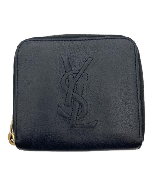Yves Saint Laurent（イヴサンローラン）Yves Saint Laurent (イヴサンローラン) 2つ折り財布 ブラックの古着・服飾アイテム