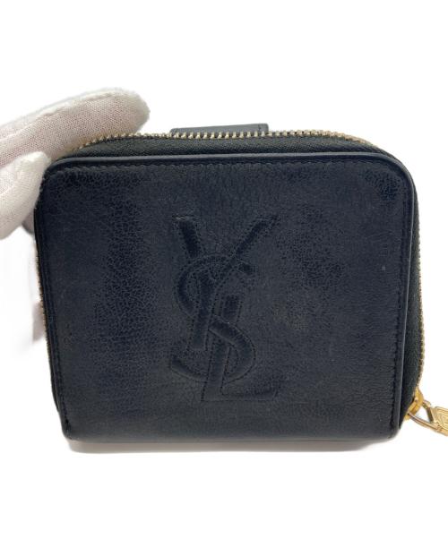 Yves Saint Laurent（イヴサンローラン）Yves Saint Laurent (イヴサンローラン) 2つ折り財布 ブラックの古着・服飾アイテム