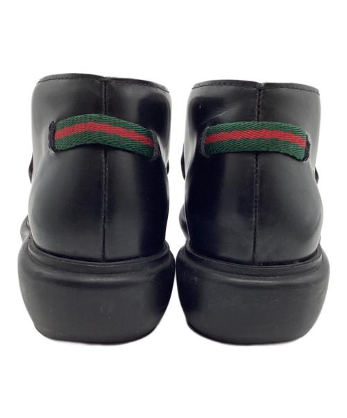 GUCCI（グッチ）GUCCI (グッチ) シェリーラインアンクルブーツ ブラック サイズ:36の古着・服飾アイテム