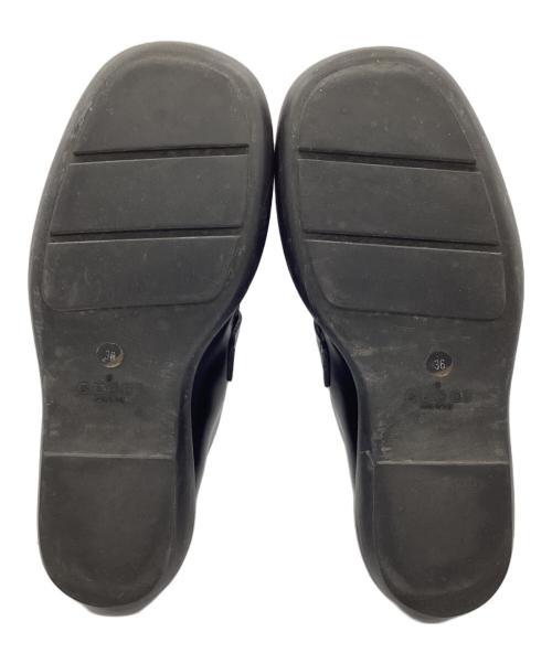 GUCCI（グッチ）GUCCI (グッチ) シェリーラインアンクルブーツ ブラック サイズ:36の古着・服飾アイテム