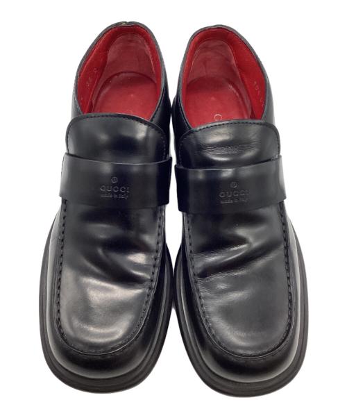 GUCCI（グッチ）GUCCI (グッチ) シェリーラインアンクルブーツ ブラック サイズ:36の古着・服飾アイテム