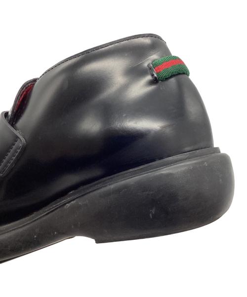 GUCCI（グッチ）GUCCI (グッチ) シェリーラインアンクルブーツ ブラック サイズ:36の古着・服飾アイテム