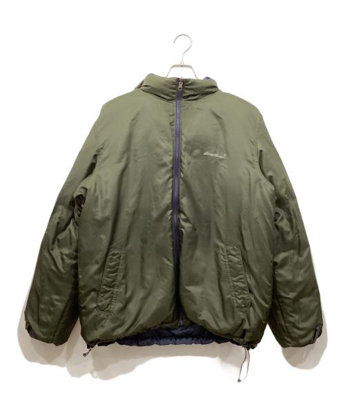 Eddie Bauer（エディーバウアー）Eddie Bauer (エディーバウアー) リバーシブルダウンジャケット ネイビー サイズ:Lの古着・服飾アイテム
