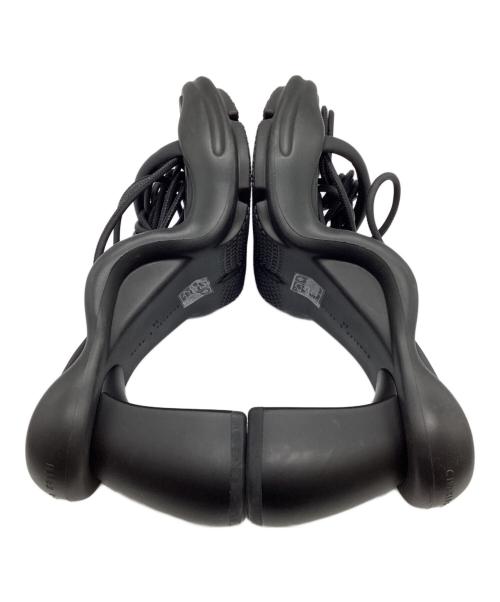 CHARLES & KEITH（チャールズアンドキース）CHARLES & KEITH (チャールズアンドキース) レイラレースアップサンダル ブラック サイズ:38の古着・服飾アイテム