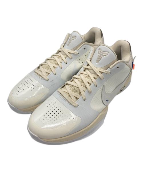 NIKE（ナイキ）NIKE (ナイキ) OFFWHITE (オフホワイト) Zoom Kobe 5 Sty Custom アイボリー サイズ:32㎝の古着・服飾アイテム