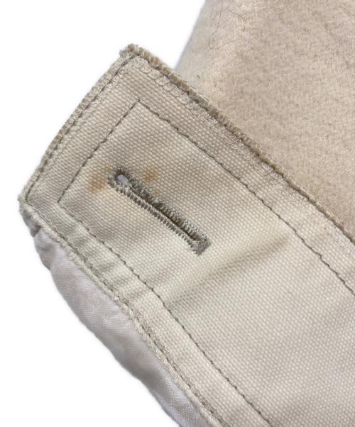 BURBERRY BLUE LABEL（バーバリーロンドンブルーレーベル）BURBERRY BLUE LABEL (バーバリーロンドンブルーレーベル) 襟ファーウールジャケット ホワイト サイズ:38の古着・服飾アイテム