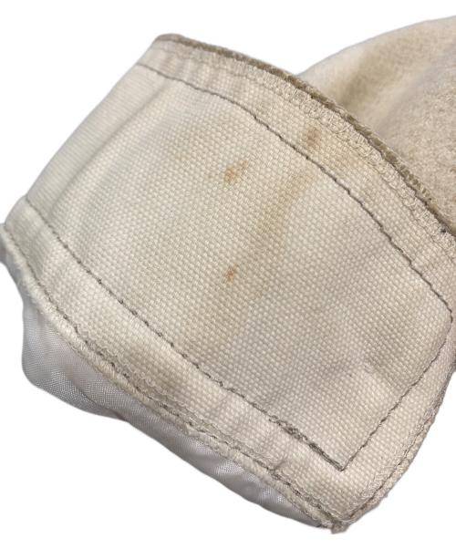 BURBERRY BLUE LABEL（バーバリーロンドンブルーレーベル）BURBERRY BLUE LABEL (バーバリーロンドンブルーレーベル) 襟ファーウールジャケット ホワイト サイズ:38の古着・服飾アイテム