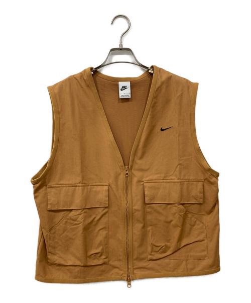 NIKE（ナイキ）NIKE (ナイキ) LSE CRGO ベスト ブラウン サイズ:Lの古着・服飾アイテム