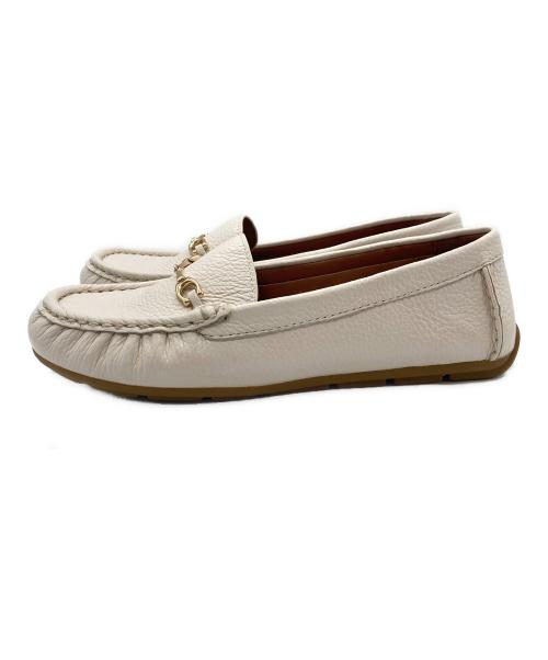 COACH（コーチ）COACH (コーチ) ローファー/	FG4581 アイボリー サイズ:SIZE　5.5の古着・服飾アイテム