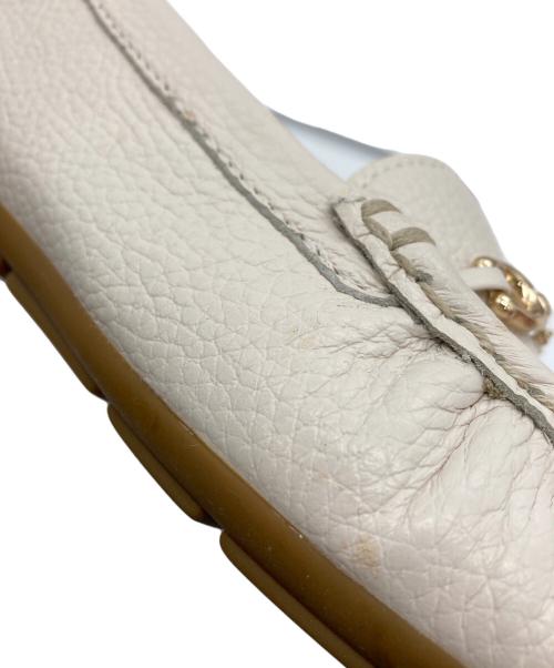 COACH（コーチ）COACH (コーチ) ローファー/	FG4581 アイボリー サイズ:SIZE　5.5の古着・服飾アイテム