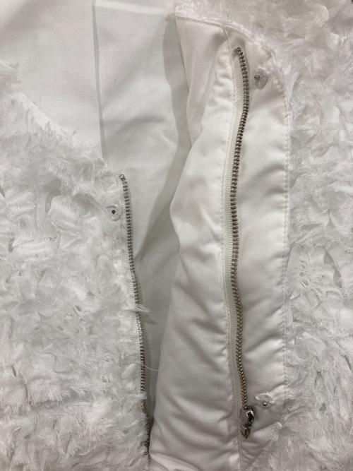 Bibiy.（ビビィ）Bibiy. (ビビィ) ジップベスト ホワイト サイズ:F 未使用品の古着・服飾アイテム