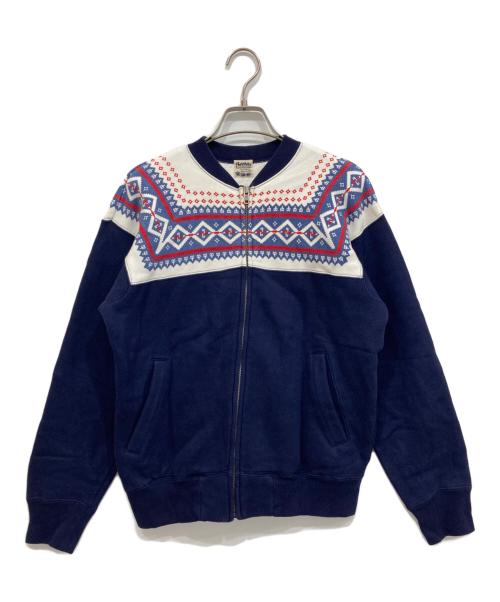 Pherrow's（フェローズ）Pherrow's (フェローズ) 雪柄スウェットジャケット ネイビー サイズ:Mの古着・服飾アイテム