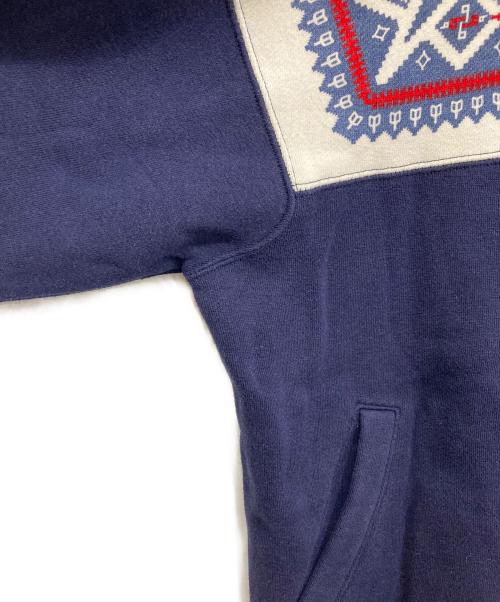 Pherrow's（フェローズ）Pherrow's (フェローズ) 雪柄スウェットジャケット ネイビー サイズ:Mの古着・服飾アイテム