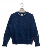 EVISUエヴィス）の古着「カモメデニムスウェット」｜インディゴ