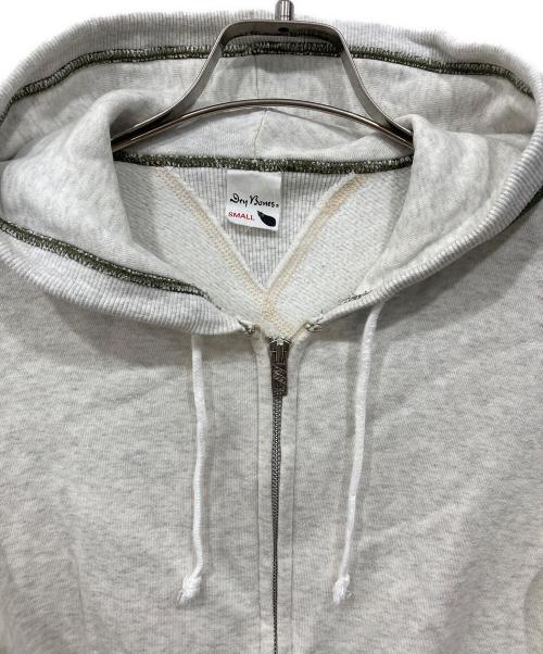 Dry Bones（ドライボーンズ）Dry bones (ドライボーンズ) ジップパーカー アイボリー サイズ:SMALLの古着・服飾アイテム